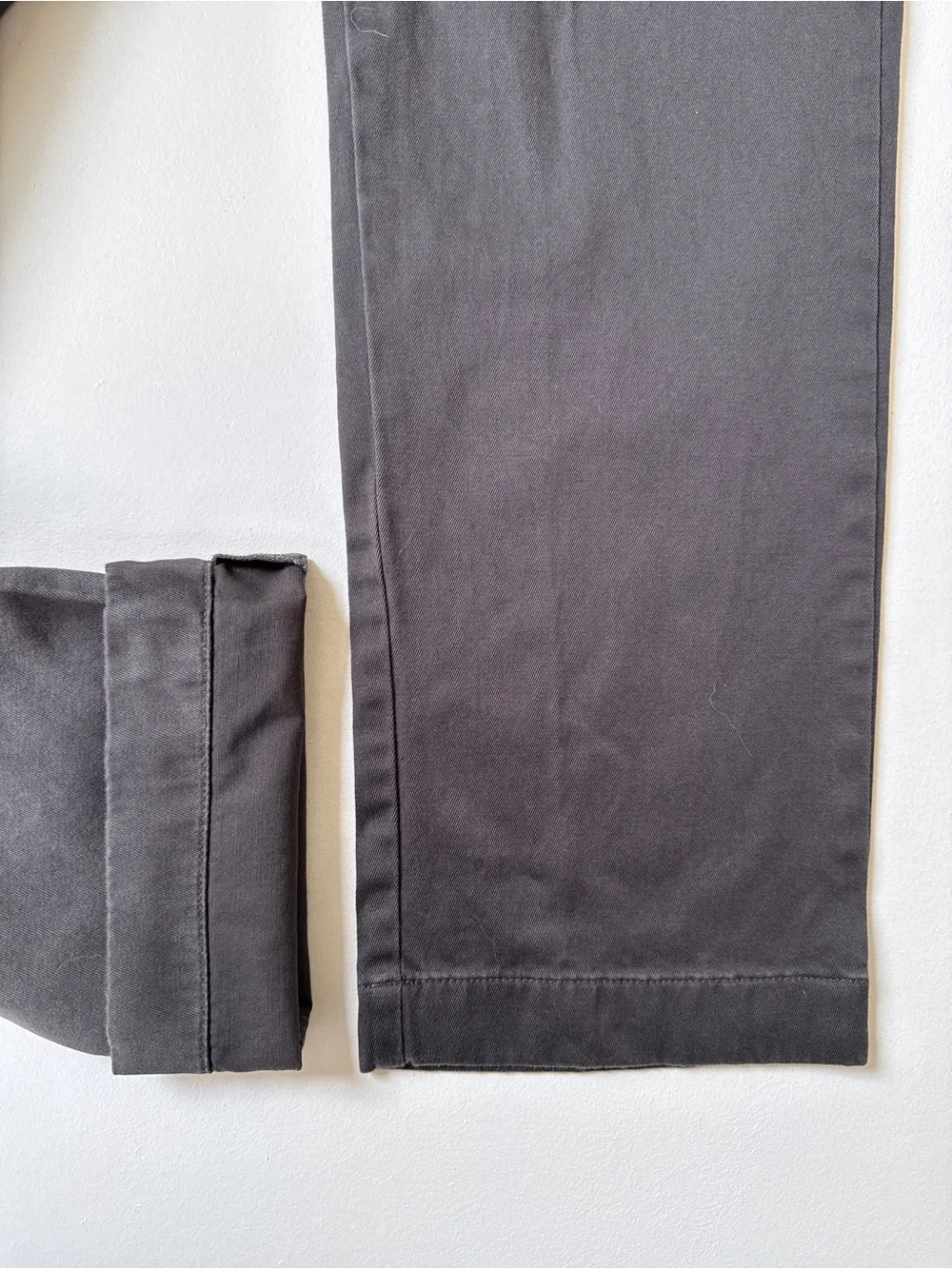 J. Crew Men's Dark Charcoal Slim Chinos